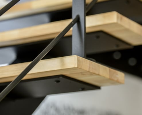 escalier design en metal