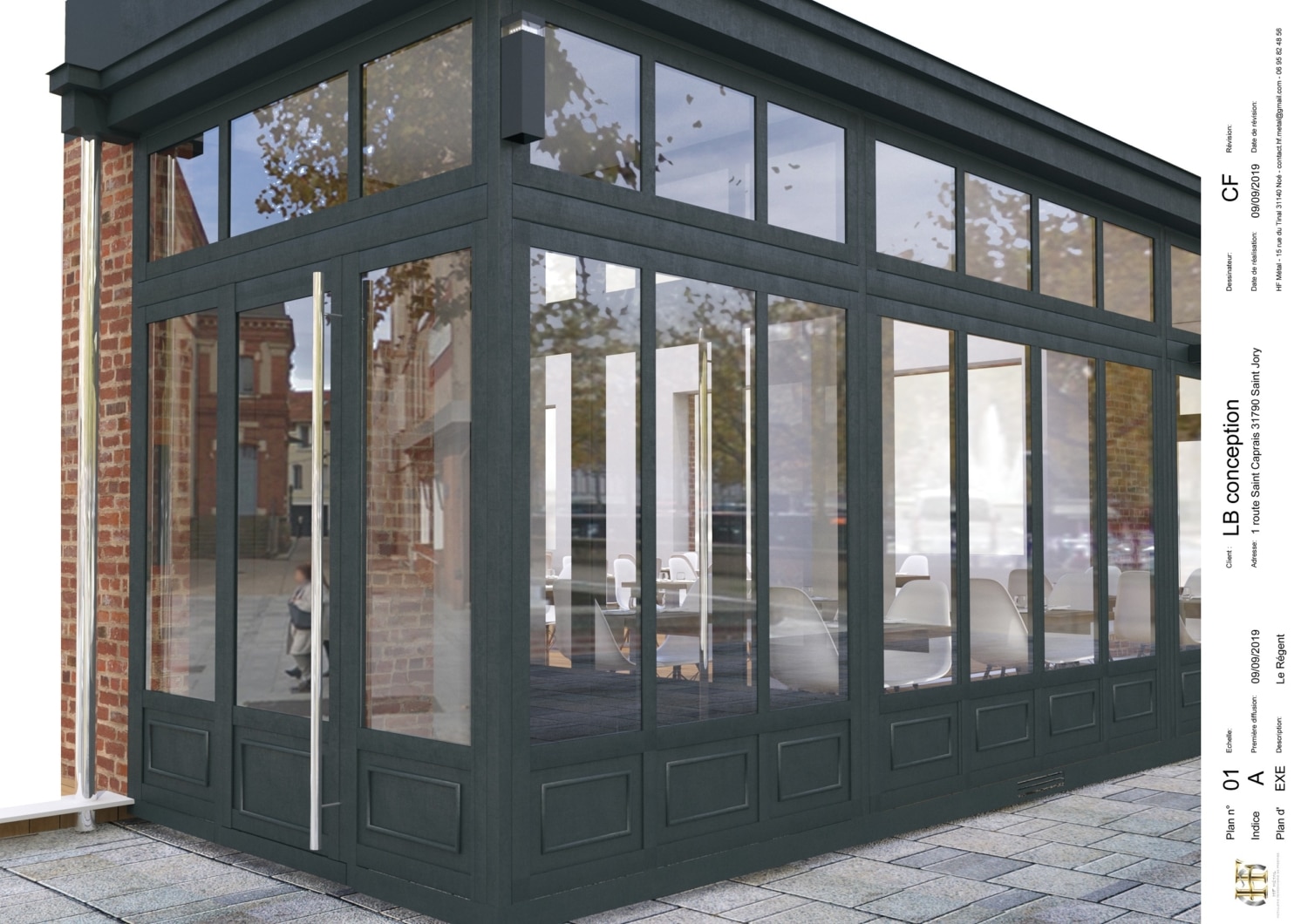 veranda en fer forge