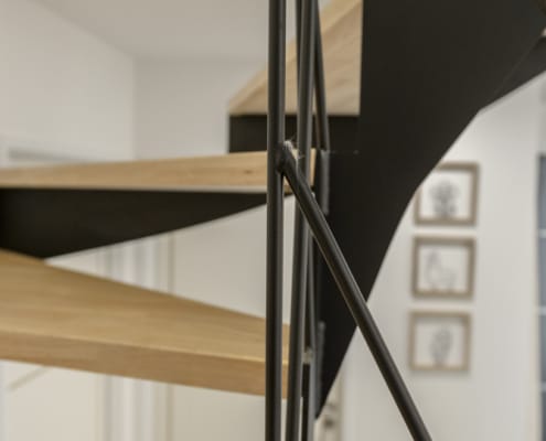 escalier tournant en fer forge