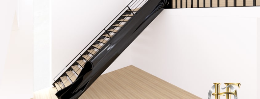 escalier droit toboggan original